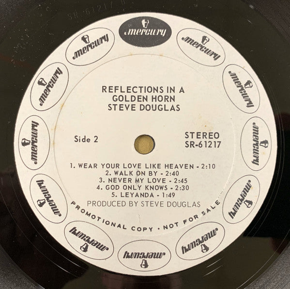 Steve Douglas - Reflections In A Golden Horn (Vinyl, LP, Album, White Label, Promo) Very Good (VG) / Very Good (VG)
