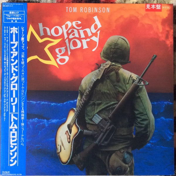 Tom Robinson - Hope And Glory (Vinyl, LP, Album, Promo) Very Good Plus (VG+) / Very Good Plus (VG+)