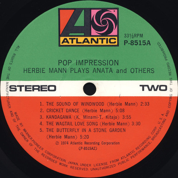Herbie Mann - Pop Impression (Vinyl, LP, Album)