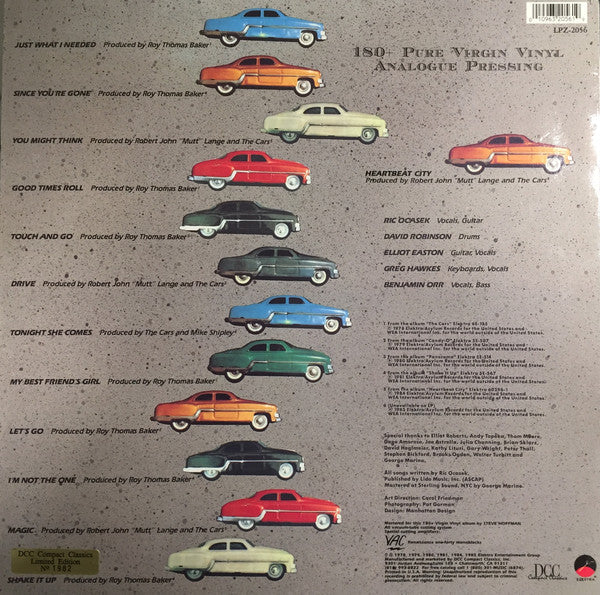 The Cars - Greatest Hits (Vinyl, LP, Compilation, Limited Edition, Numbered) Near Mint (NM or M-) / Near Mint (NM or M-)