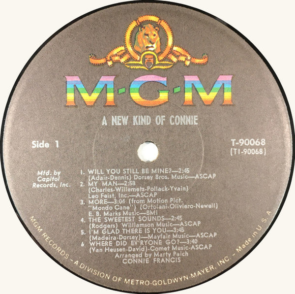 Connie Francis - A New Kind Of Connie... (Vinyl, LP, Album, Club Edition, Mono) Good Plus (G+) / Good Plus (G+)