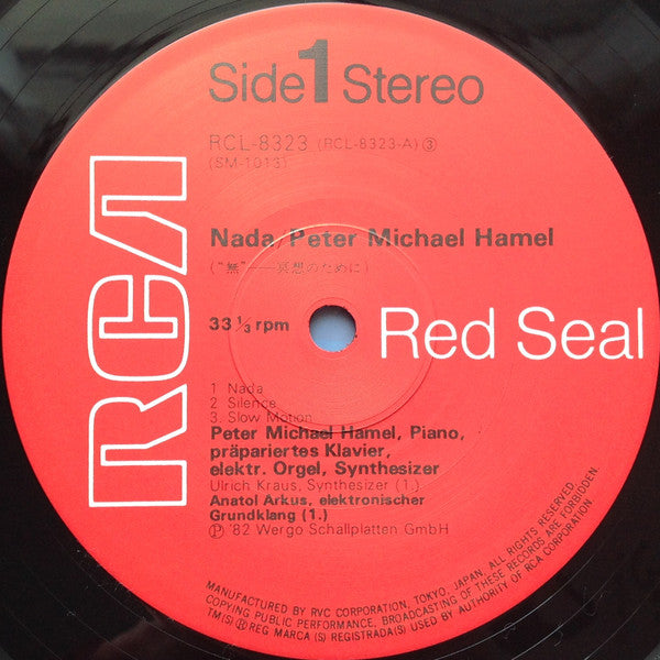 Peter Michael Hamel - Nada (Vinyl, LP, Album, Reissue) Very Good (VG) / Very Good Plus (VG+)