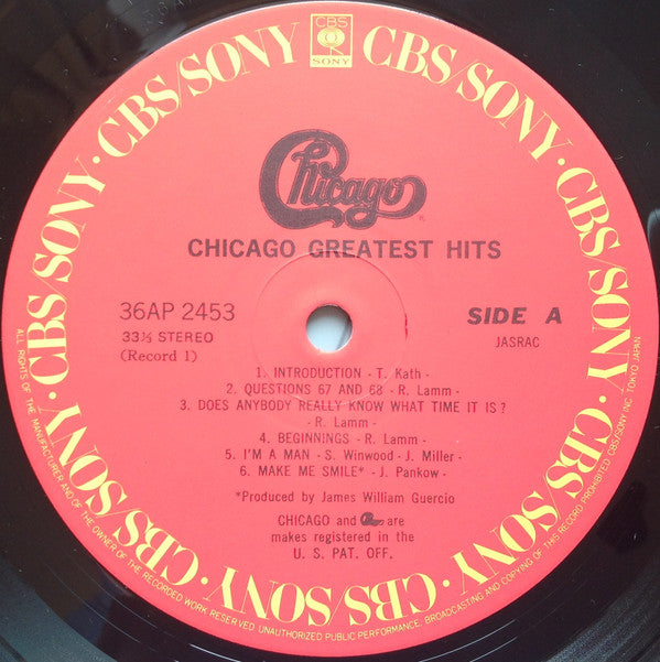 Chicago (2) - Greatest Hits (Vinyl, LP, Compilation)