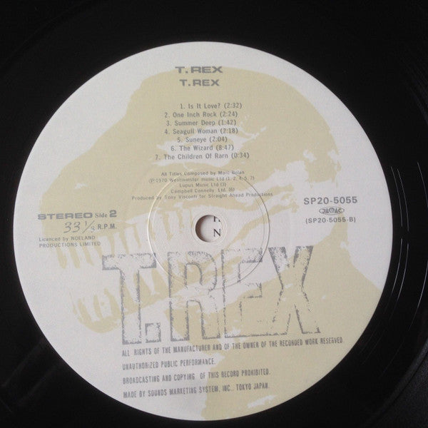 T. Rex - T. Rex (Vinyl, LP, Album, Reissue) Near Mint (NM or M-) / Near Mint (NM or M-)