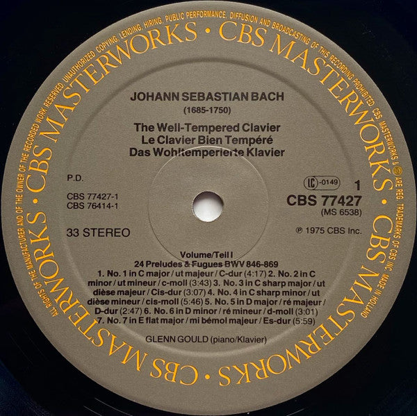 Johann Sebastian Bach - Das Wohltemperierte Klavier BWV 846-893 = T...