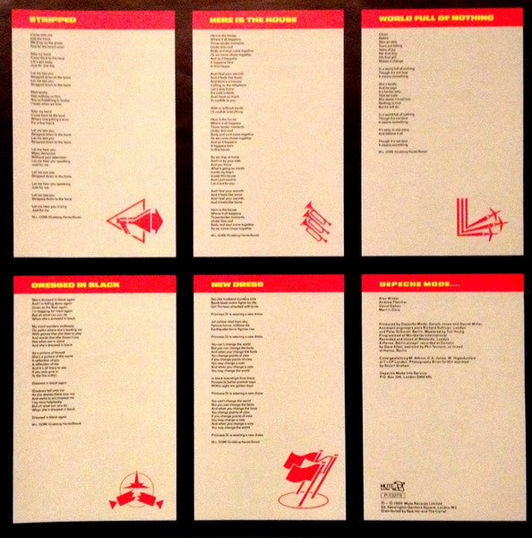 Depeche Mode - Black Celebration (Vinyl, LP, Album) Very Good Plus (VG+) / Very Good Plus (VG+)