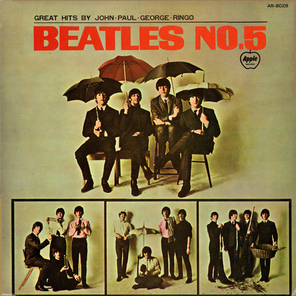 The Beatles - Beatles No. 5 (Vinyl, LP, Compilation, Reissue, Mono)