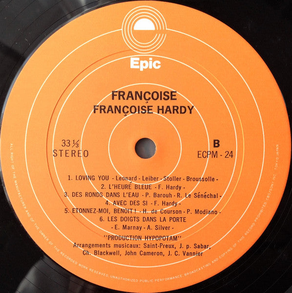 Françoise Hardy - Françoise (Vinyl, LP, Compilation)
