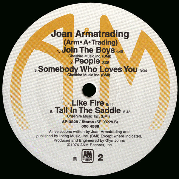Joan Armatrading - Joan Armatrading (Vinyl, LP, Album, Reissue) Very Good Plus (VG+) / Very Good Plus (VG+)