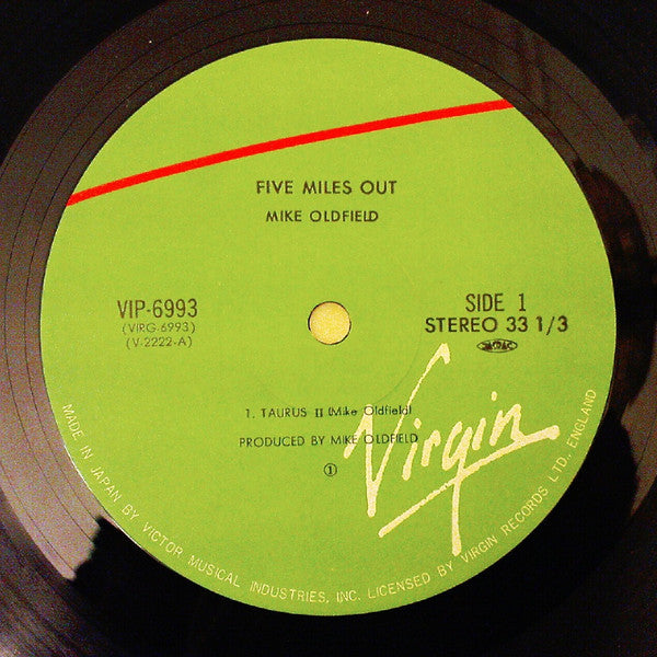 Mike Oldfield - Five Miles Out = フアイブ・マイルズ・アウト (Vinyl, LP, Album) Near Mint (NM or M-) / Good Plus (G+)