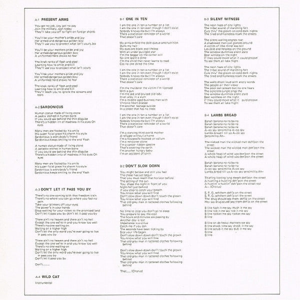 UB40 - Present Arms (Vinyl, LP, Album) Very Good Plus (VG+) / Very Good Plus (VG+)
