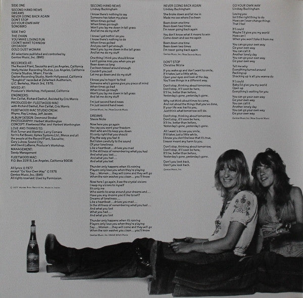 Fleetwood Mac - Rumors (Vinyl, LP, Album) Very Good Plus (VG+) / Very Good Plus (VG+)