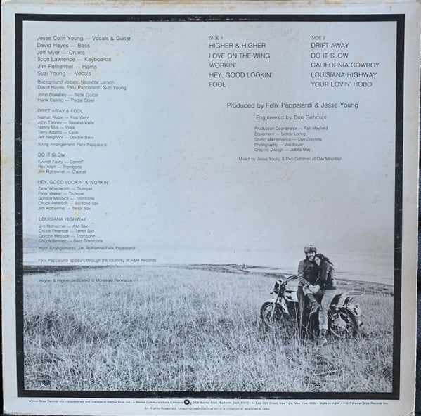 Jesse Colin Young - Love On The Wing (Vinyl, LP, Album) Very Good (VG) / Very Good (VG)