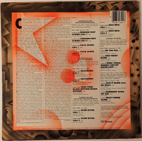 Clarence Williams - The Music Man - (1927 - 1934) (Vinyl, LP, Compilation) Very Good Plus (VG+) / Near Mint (NM or M-)
