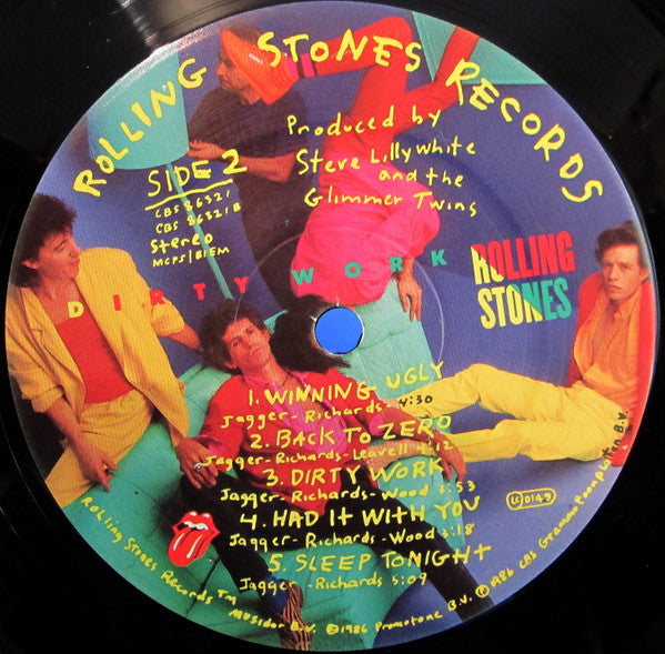 The Rolling Stones - Dirty Work (Vinyl, LP, Album, Stereo)