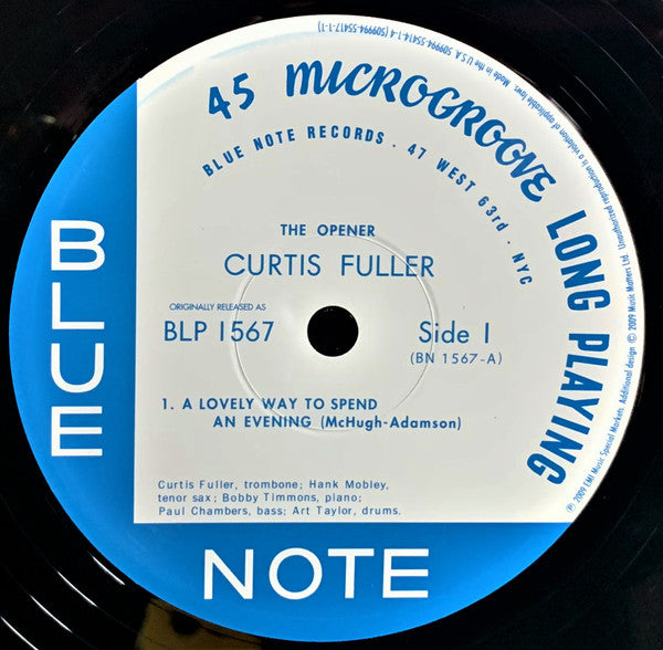 Curtis Fuller - The Opener (2xVinyl, LP, 45 RPM, Album, Limited Edition, Numbered, Reissue, Mono) Near Mint (NM or M-) / Near Mint (NM or M-)