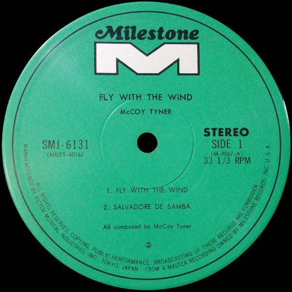McCoy Tyner - Fly With The Wind (Vinyl, LP, Album, Stereo)