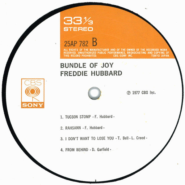 Freddie Hubbard - Bundle Of Joy (Vinyl, LP, Album) Very Good (VG) / Very Good Plus (VG+)