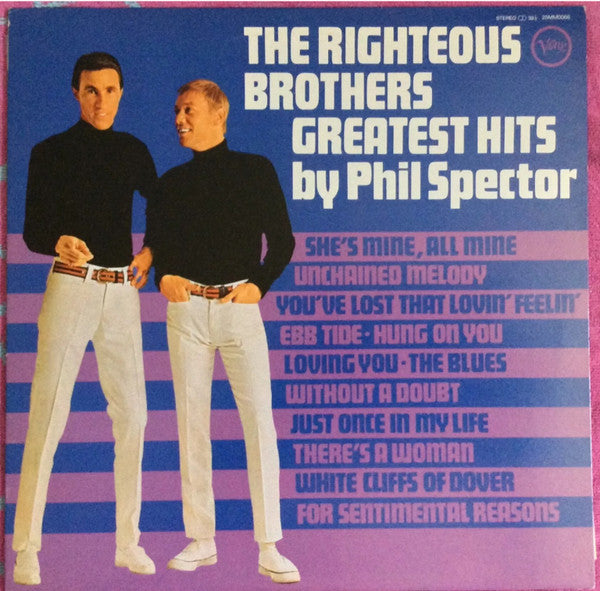 The Righteous Brothers - Greatest Hits by Phil Spector. (Vinyl, LP, Compilation, Reissue, Stereo) Very Good Plus (VG+) / Very Good Plus (VG+)