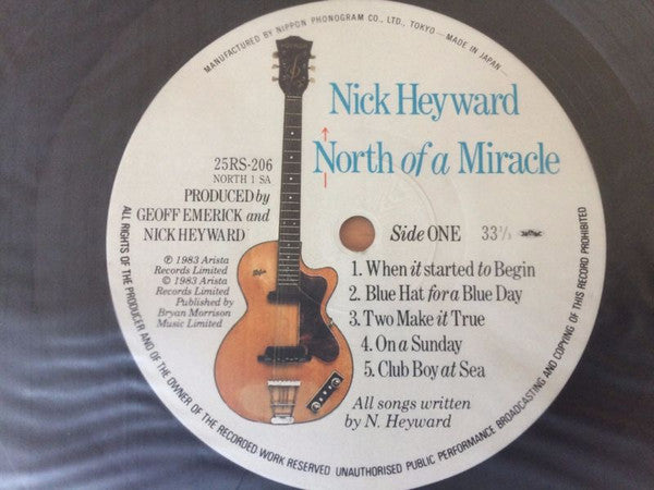 Nick Heyward - North Of A Miracle (Vinyl, LP, Album) Very Good Plus (VG+) / Fair (F)