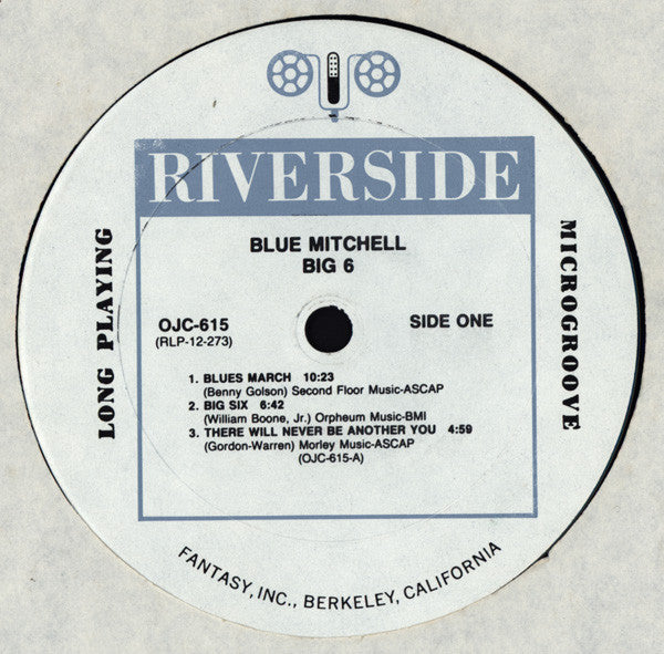 Blue Mitchell - Big 6 (Vinyl, LP, Album, Reissue, Remastered, Mono) Near Mint (NM or M-) / Near Mint (NM or M-)