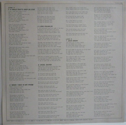 Pentangle - Cruel Sister (Vinyl, LP, Album, Promo, Reissue) Very Good (VG) / Very Good (VG)