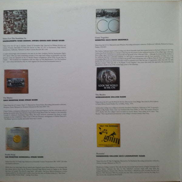 Various - School Me! Volume One, 1968-1975 - High School And Collegiate Jazz, Funk, Soul And Psychedelia (2xVinyl, LP, Compilation) Very Good (VG) / Very Good (VG)
