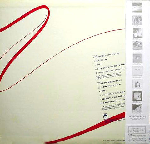 Carpenters - Carpenters Vol.1 - Yesterday Once More (Vinyl, LP, Compilation) Very Good Plus (VG+) / Very Good (VG)