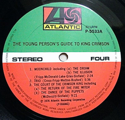 King Crimson - The Young Persons' Guide To King Crimson (Vinyl, LP,...