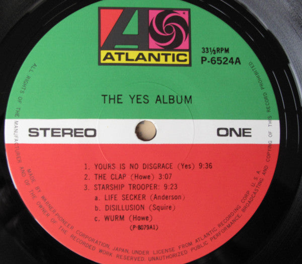 Yes - The Yes Album (Vinyl, LP, Album, Limited Edition, Reissue) Very Good Plus (VG+) / Very Good Plus (VG+)