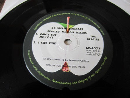 The Beatles - The Beatles' Million Sellers (Vinyl, 7", 33 ⅓ RPM, EP, Reissue, Stereo) Very Good (VG) / Very Good (VG)