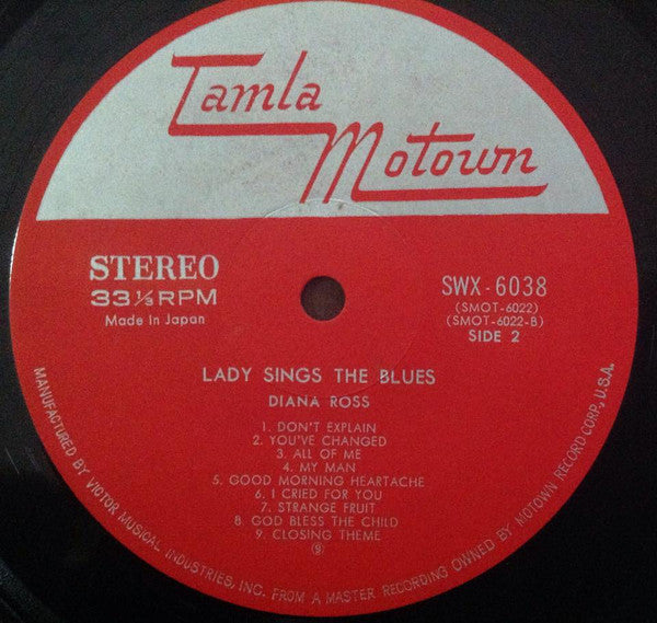 Diana Ross - Lady Sings The Blues (Original Motion Picture Soundtrack) (Vinyl, LP, Album, Reissue) Very Good Plus (VG+) / Very Good Plus (VG+)