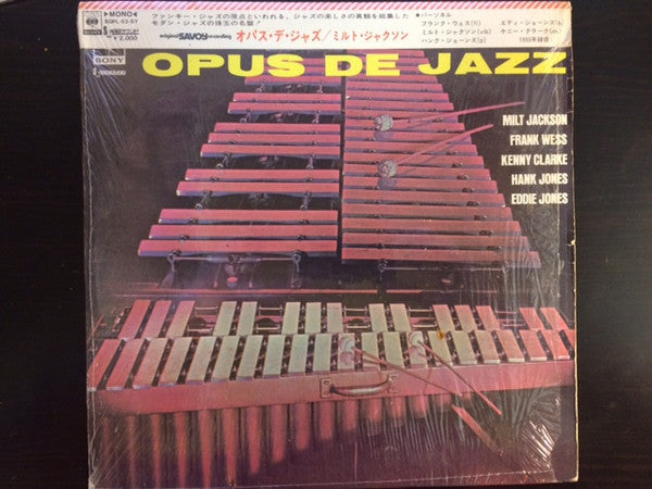 Milt Jackson - Opus De Jazz (Vinyl, LP, Album, Reissue, Mono)