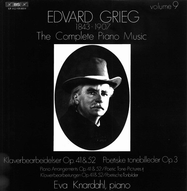 Edvard Grieg - The Complete Piano Music Volume 9 (Vinyl, LP, Stereo) Near Mint (NM or M-) / Very Good (VG)