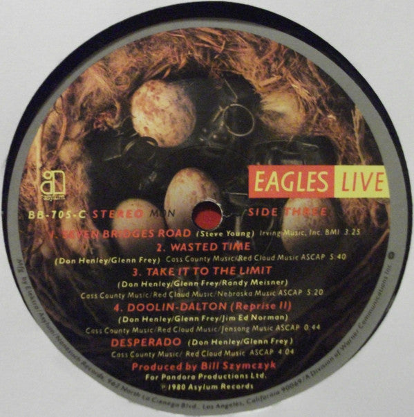 Eagles - Eagles Live (Vinyl, LP, Album, Stereo)