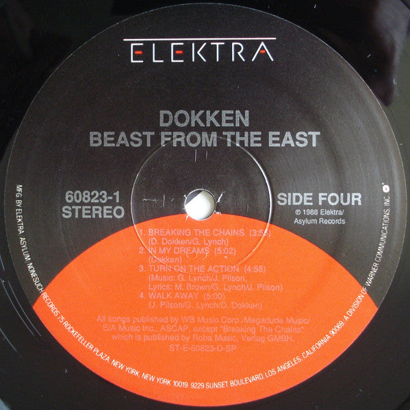 Dokken - Beast From The East (2xVinyl, LP, Album) Near Mint (NM or M-) / Very Good (VG)
