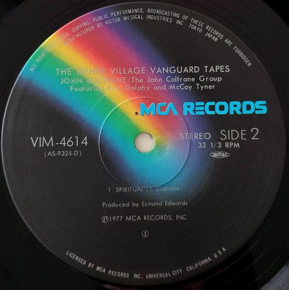 John Coltrane - The Other Village Vanguard Tapes (2xVinyl, LP, Album, Reissue) Very Good (VG) / Very Good (VG)