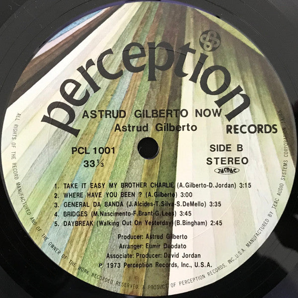 Astrud Gilberto - Now (Vinyl, LP, Album) Mint (M) / Mint (M)