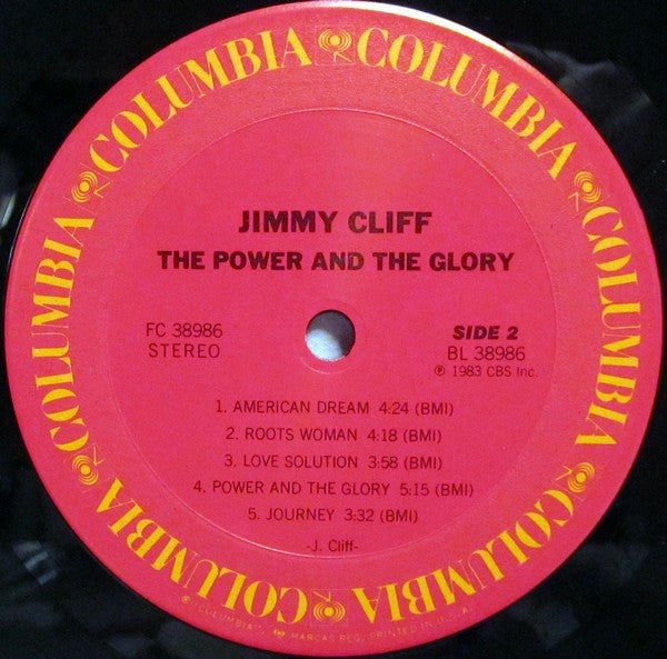 Jimmy Cliff - The Power And The Glory (Vinyl, LP, Album, Stereo) Good Plus (G+) / Good Plus (G+)