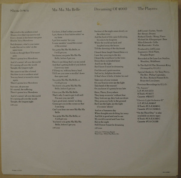 Electric Light Orchestra - On The Third Day (Vinyl, LP, Album, Reissue) Good Plus (G+) / Very Good (VG)