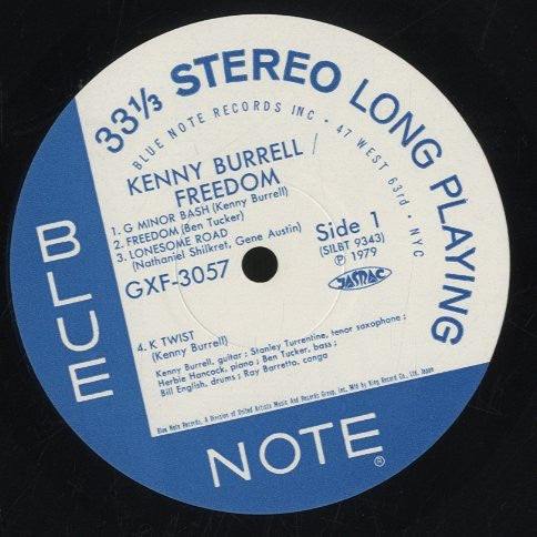 Kenny Burrell - Freedom (Vinyl, LP, Album, Limited Edition) Near Mint (NM or M-) / Near Mint (NM or M-)