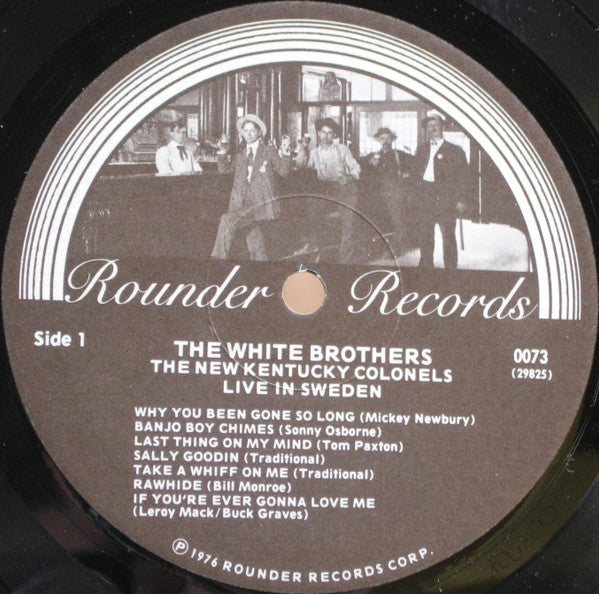The White Brothers (2) - The New Kentucky Colonels - Live In Sweden (Vinyl, LP, Album) Good Plus (G+) / Good Plus (G+)