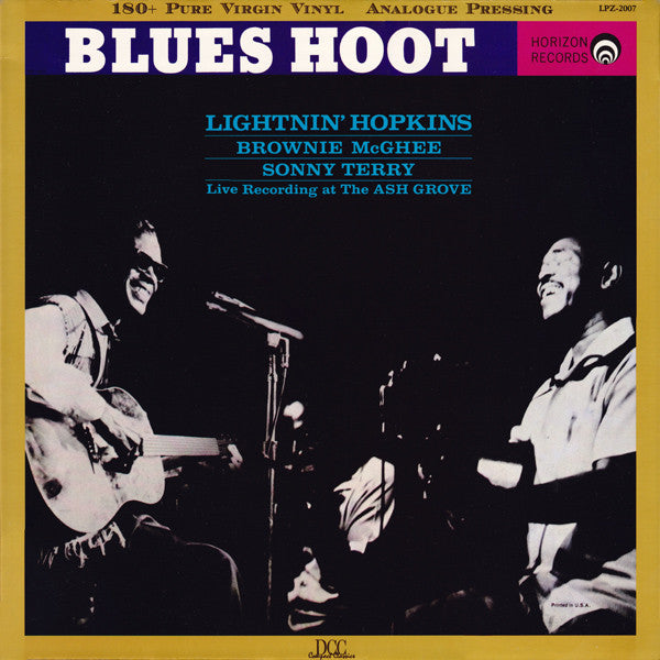 Lightnin' Hopkins - Blues Hoot Live Recording At 'The Ash Grove' (Vinyl, LP, Album, Limited Edition, Numbered, Reissue, Remastered, Stereo) Mint (M) / Mint (M)