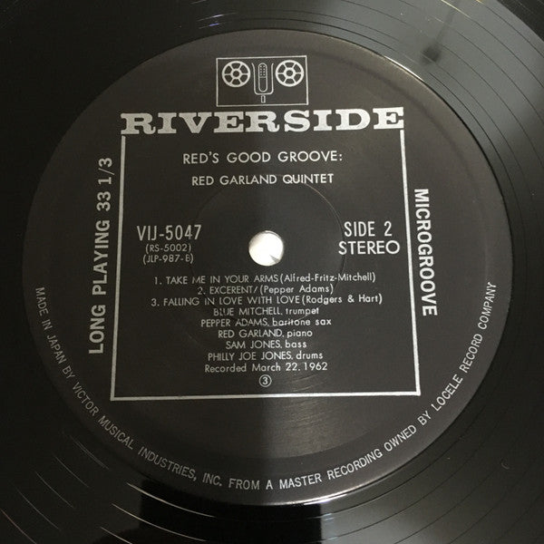 The Red Garland Quintet - Red's Good Groove (Vinyl, LP, Album, Limited Edition, Reissue, Stereo) Very Good (VG) / Very Good (VG)