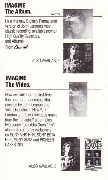 John Lennon - Imagine (Vinyl, LP, Album, Reissue, Remastered) Very Good Plus (VG+) / Very Good Plus (VG+)