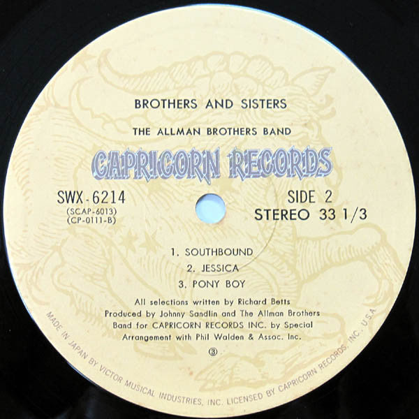 The Allman Brothers Band - Brothers And Sisters (Vinyl, LP, Album, ...