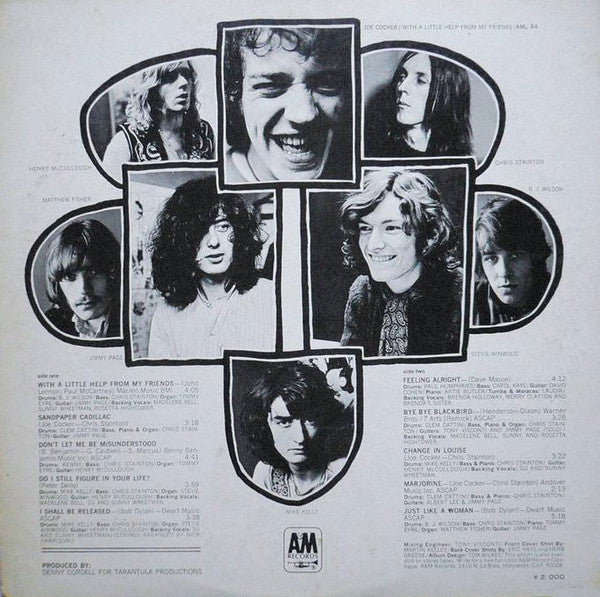 Joe Cocker - With A Little Help From My Friends (Vinyl, LP, Album) Very Good (VG) / Very Good (VG)