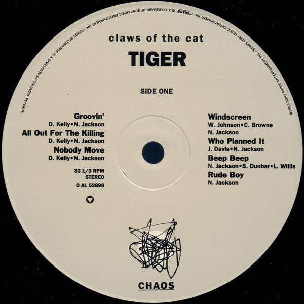 Tiger - Claws Of The Cat (Vinyl, LP, Album) Very Good Plus (VG+) / Very Good Plus (VG+)