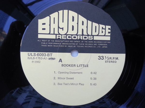 Booker Little - Booker Little (Vinyl, LP, Album, Reissue, Stereo) Near Mint (NM or M-) / Very Good Plus (VG+)
