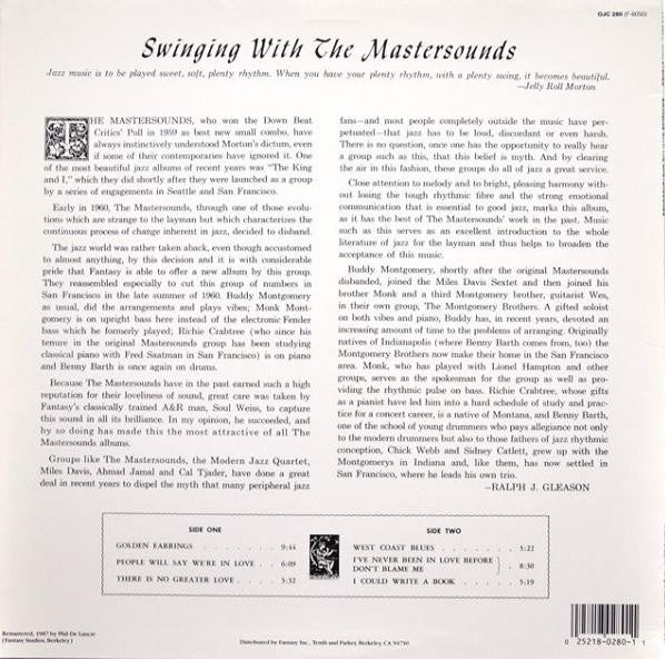 The Mastersounds - Swinging With The Mastersounds (Vinyl, LP, Album, Reissue, Remastered) Near Mint (NM or M-) / Very Good Plus (VG+)